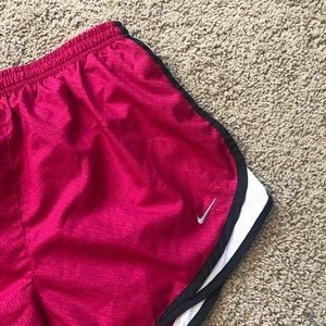 Nike Dri-Fit Pink and Black Athletic Shorts M